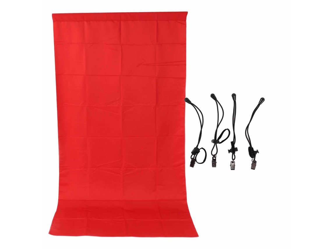 1 X 2m Red Background Cloth Pure Washable Polyester Screen Backdrop For Photography Video Recording LAXISCREED