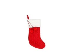 Enfeites De Natal Vermelhos, Bola De Lã Tricô, Meias De Lã Branca, Hotel, Casa, Natal Hengjian