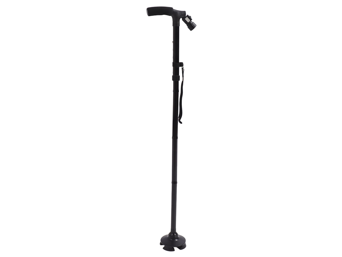 Cane de Passeio com Luz Led para Idosos Recolhível