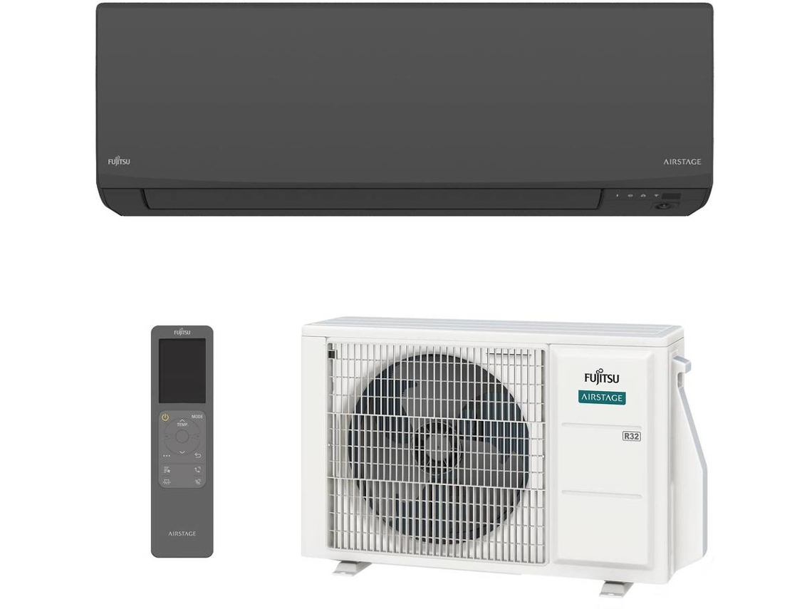 Ar Condicionado FUJITSU Desing ASY35-KJ (24 m2 - 12000 Btus - Preto)