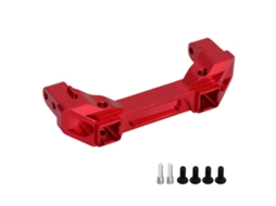 Mali suporte de Para choque Dianteiro de Alumínio para Carro Rc Traxxas 1/10 Crawler Protector Vermelho