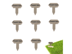 30Pcs Letra Alfabética Inglesa Inserir Flor Micro Musgo Suculento Acessórios de Vaso de Flores Decoração de Bolo de Mesa NEVEANCE