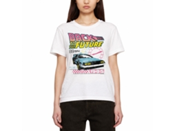 Rockinstone Back To The Future Movie Btf Clocks White Adult T-shirt Size:m