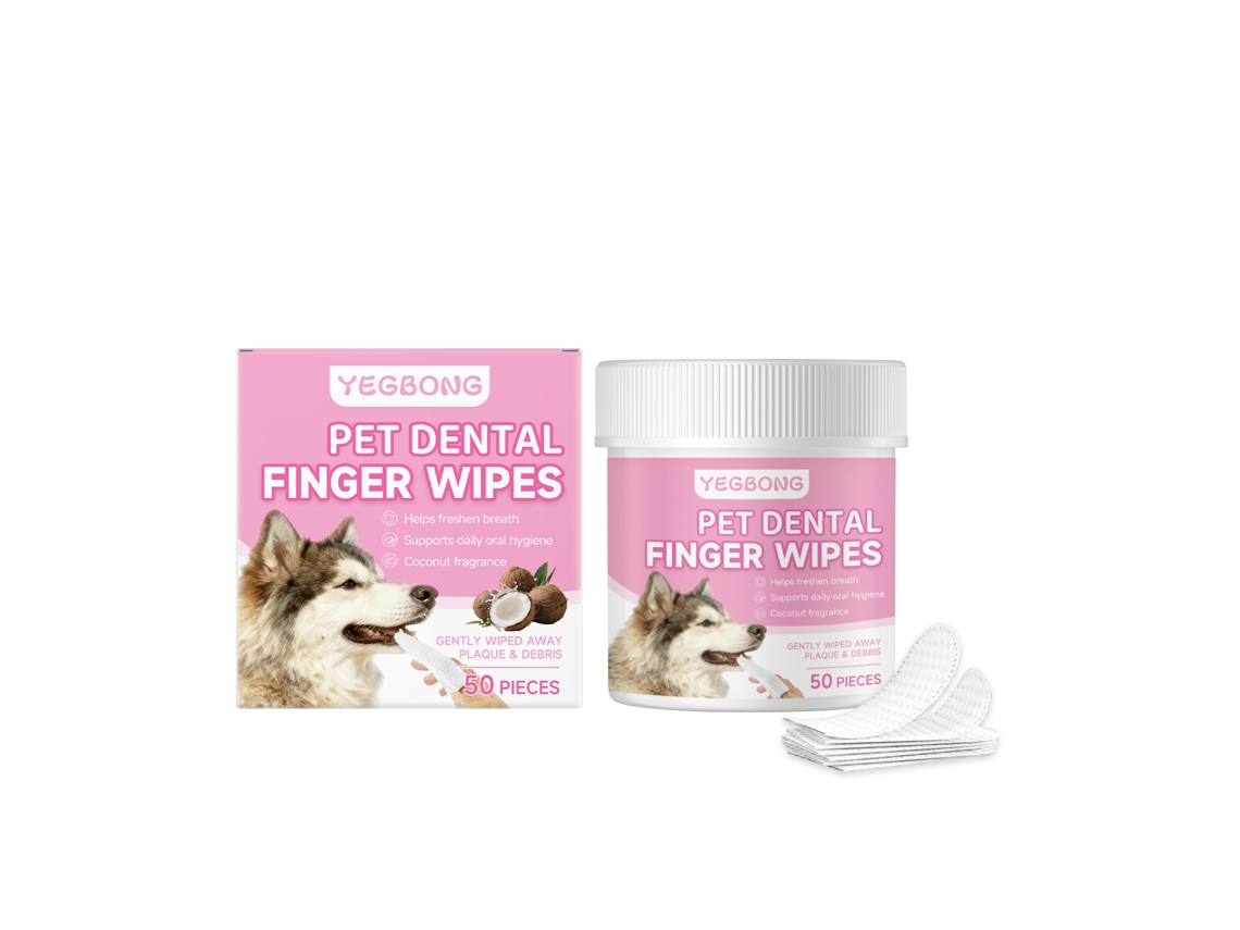 Toalhas de Dedo para Limpeza Dental Pet