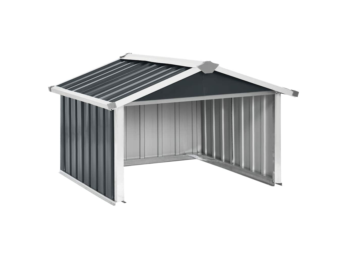 Abrigo VIDAXL Antracite Aço (92x97x63 cm)
