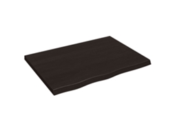Bathroom Countertop, Bathroom Countertops Vidaxl Cinzeto Madeira De Carvalho (80 X 60 X 4 Cm)