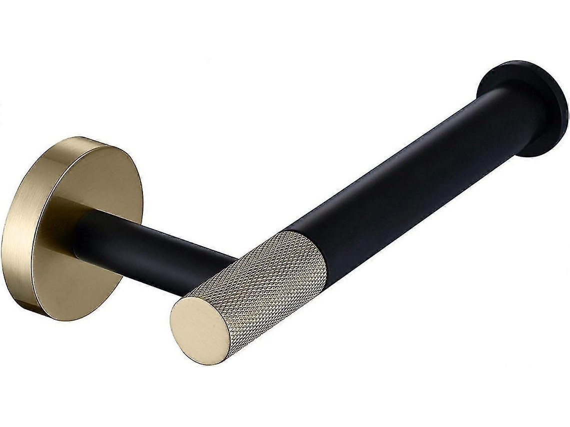 Porta papel Higiênico de Aço Inoxidável, Dourado Escovado AQUAFORGE