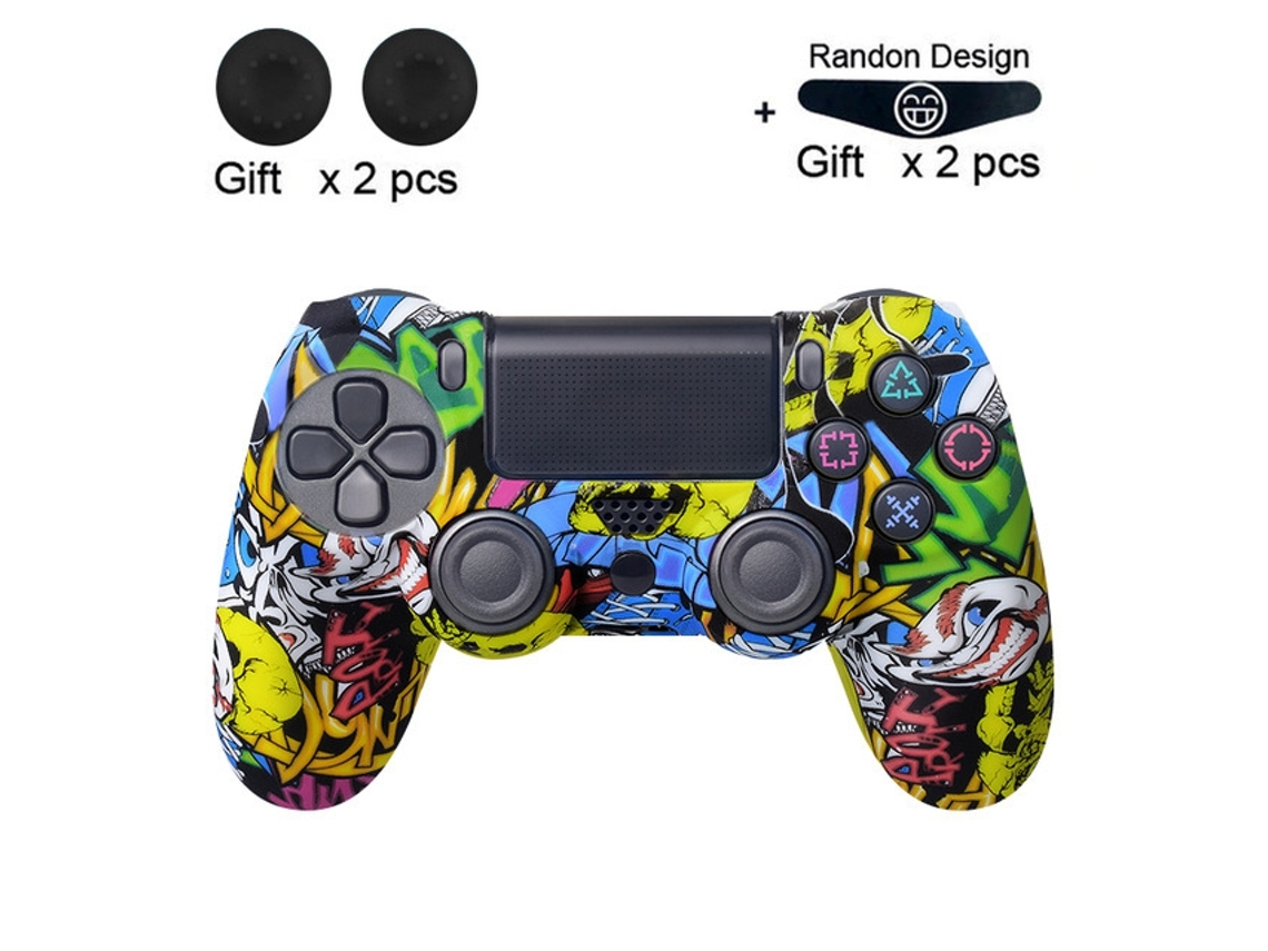 Capa Para Comando Ps4 Multicor