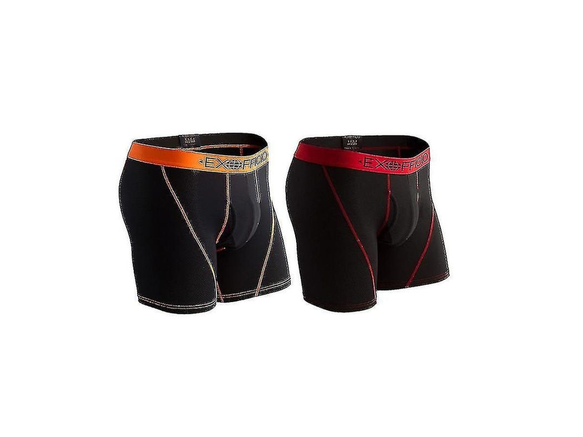 Conjunto de 2 Calcinha Boxer Masculina Exofficio Sport Mesh 6 Polegadas Tamanhos EUA
