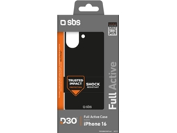 Capa SBS iPhone 16 (Preto)