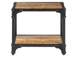Mesa de centro de madeira de mangueira, 40x40x36 cm MAISON EXCLUSIVE