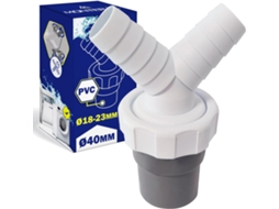 Conector Y para Máquina de Lavar Roupa e Lava Louças, Anti-Vazamento, 23 Mm AQUAFORGE