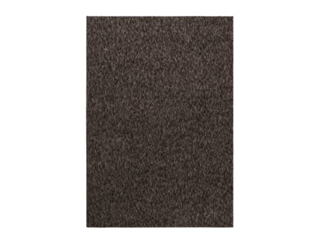 Nizza Tapete Pelo Em Laço Retangular 280x370cm Castanho