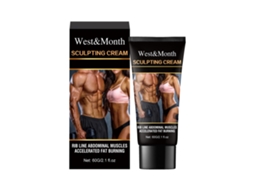 Creme de Modelagem Muscular Westmonth para Abdomen e Linha de Sereia