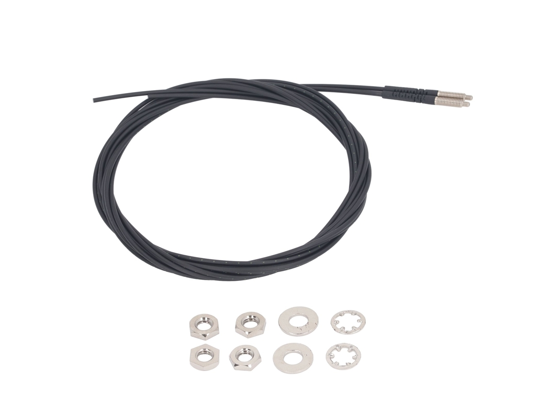 Sensor Óptico De Fibra Com Sonda Rosca M4 Para Medição De Distância 0-3600mm