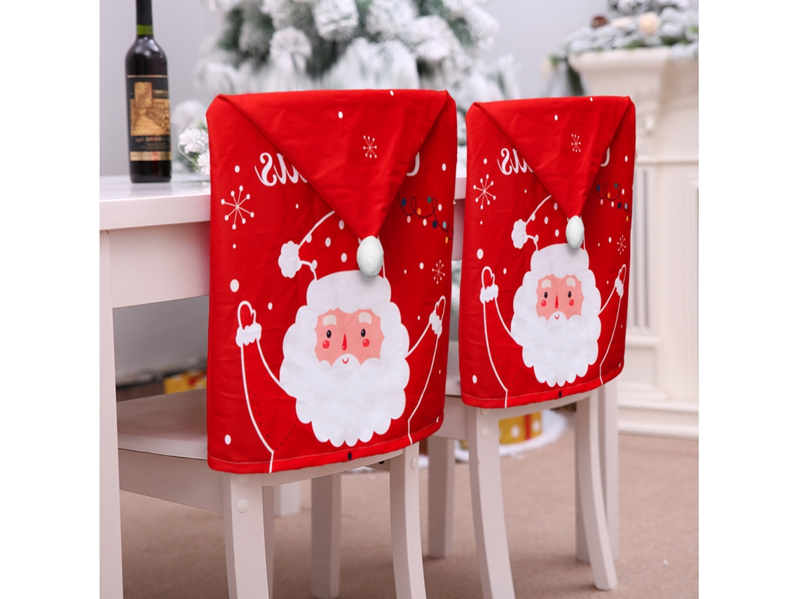 Capinha Cadeira Natal Papai Noel Boneco Neve