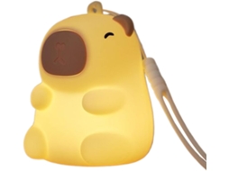 Luminária De Mochila Capivara Decoração Para Mochila Luz Noturna Portátil Recarregável Via Usb P Gokoco