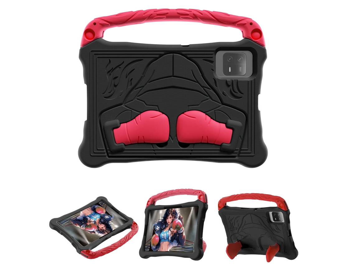 Bolsa Para Portátil Lurelia, Compatível Com Portáteis/tablets Até 11" 2024, Vermelho, Eva, Função Sono, Proteção Antiquedas