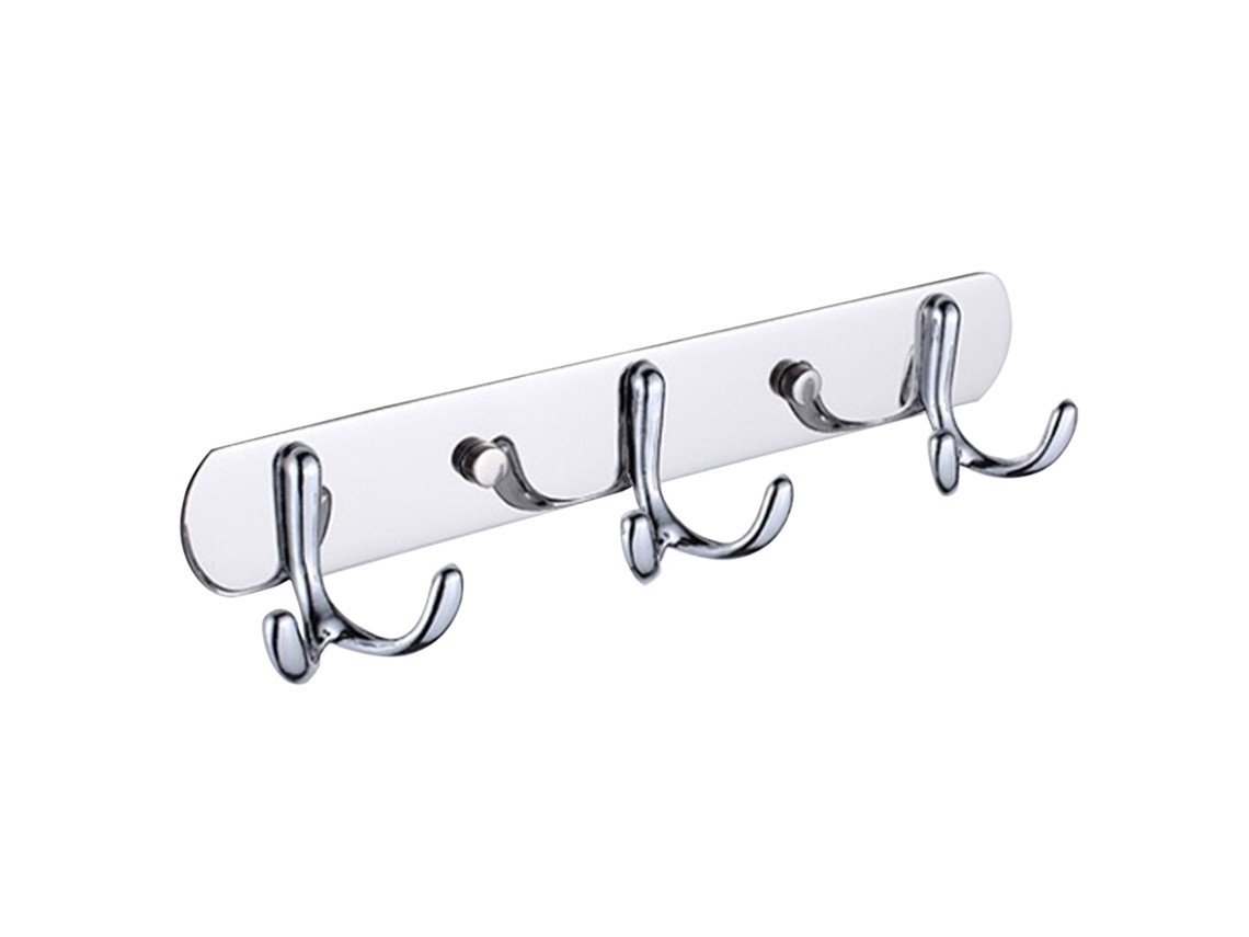 Suporte com Ganchos em Aço Inoxidável para Casacos e Toalhas DUREFORWARD