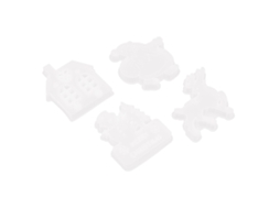 Molde De Silicone Natal 4 Unidades Diy Personalizado