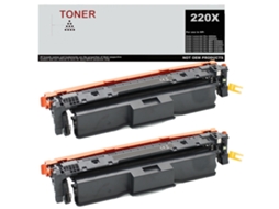 Toner preto 220X/220A Pack 2 compatível com HP W2200X GENÉRICO