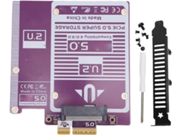 Adaptador Pcie 5.0 X4 Para U.2, Placa De Expansão 128 Gbps,