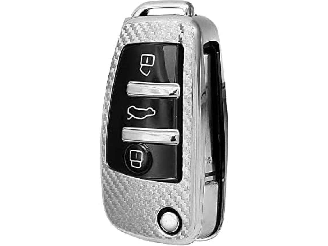 Capa Protetora De Tpu Para Chave Carro A1 A3 A4 A6 Q3 Q5 Q7 S3 R8 Rs6 Tt Acessórios Chaveiro