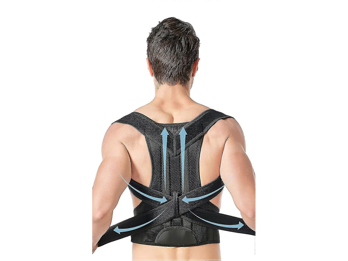 Corretor De Postura Com Suporte Lombar Para Homens E Mulheres, Suporte Para A Costas E Ombros, Melhora A Postura E Alivia Dores Nas Costas(grande)