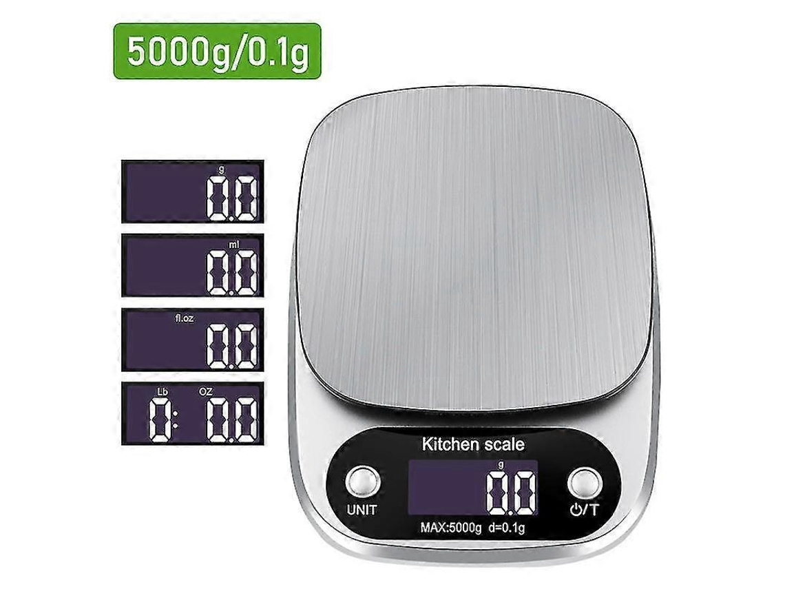 Balança De Cozinha Digital De Aço Inoxidável Com Precisão De 0,01 G/1 G, Ideal Para Bolos E Outros Utensílios Domésticos. Ferramen Aquaforge