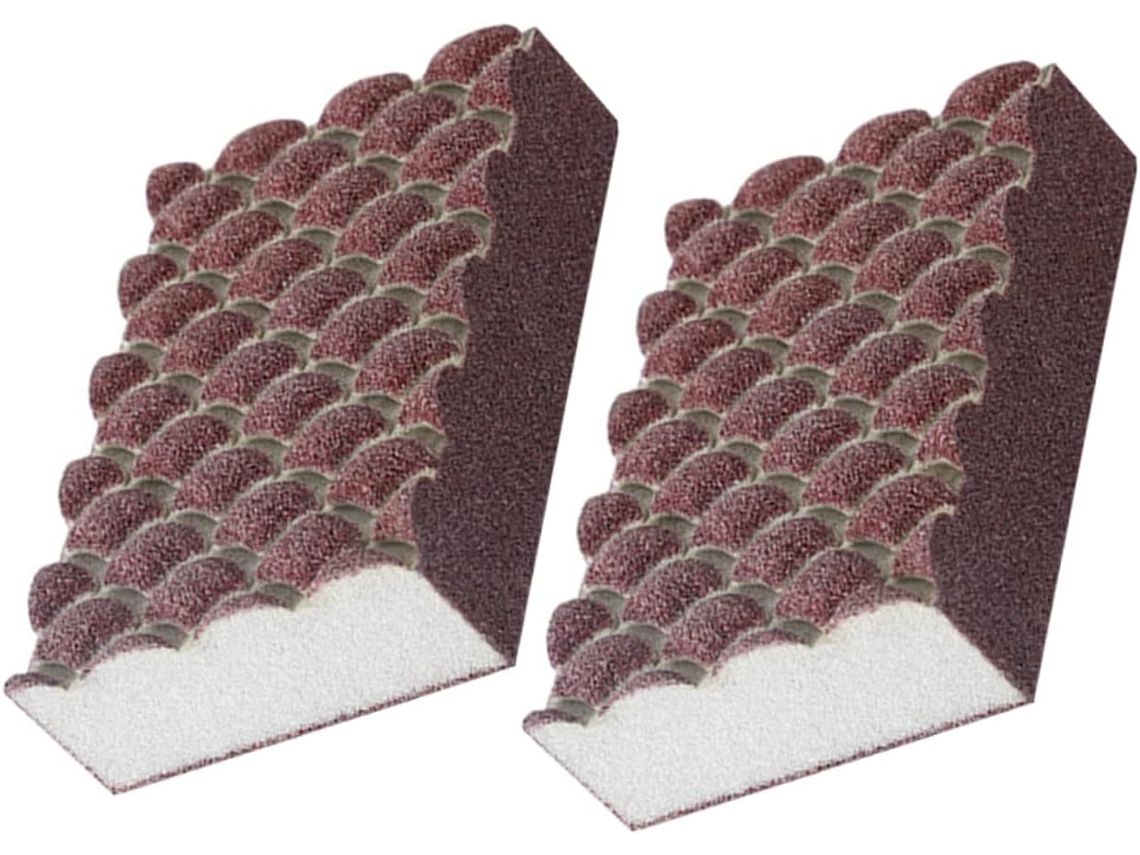 Conjunto De 2 Esponjas De Limpeza Para Cozinha Com Design, Aço