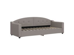 Day Bed, Day Beds Vidaxl Cinzento-acastanhado Tecido (80 X 200 Cm)