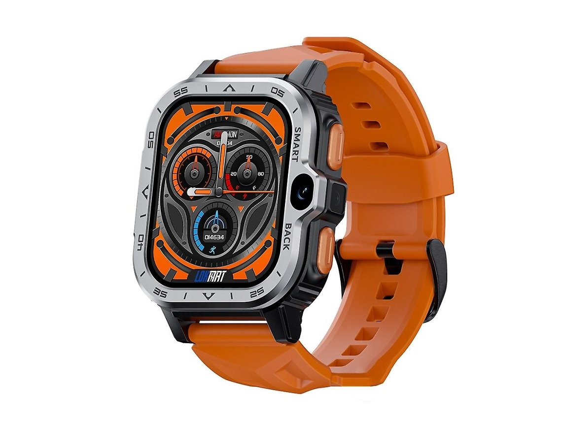 Lokmat Appllp 4 Max Red Smartwatch com câmera dupla, 4 GB, 64 GB, Ly Ebike (Tablet)