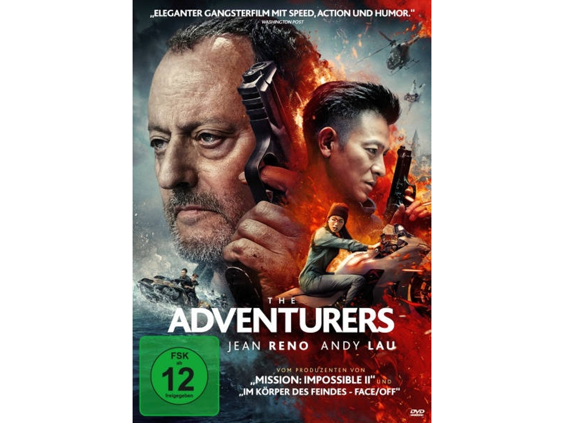 DVD The Adventurers Chinês simplificado, Alemão, Inglês