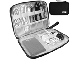 Bolsa Para Eletrônicos, Bolsa Para Cabos De Viagem, À Prova De Choque E Umidade Brilvibera