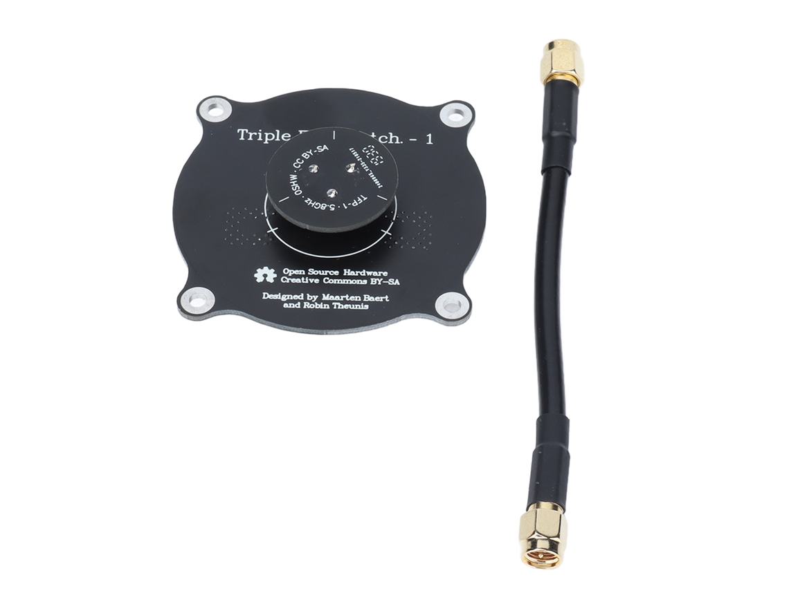 Laxiscreed Antena Patch Tri-banda De 5.8ghz Com Polarização Circular Direcional Para Drones Fpv