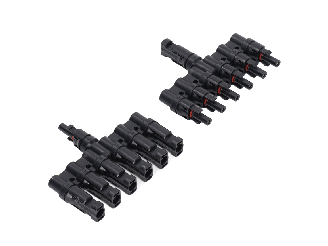 Laxiscreed Painel De Conector Solar Com Entrada Paralela Para Instalação Diy