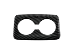 Moldura Decorativa Para A Tampa Do Porta-copos Do Banco Traseiro Do Bmw X1 U11 2023 2024 - Acessórios Internos Em Abs E Fibra De Carbono_yua