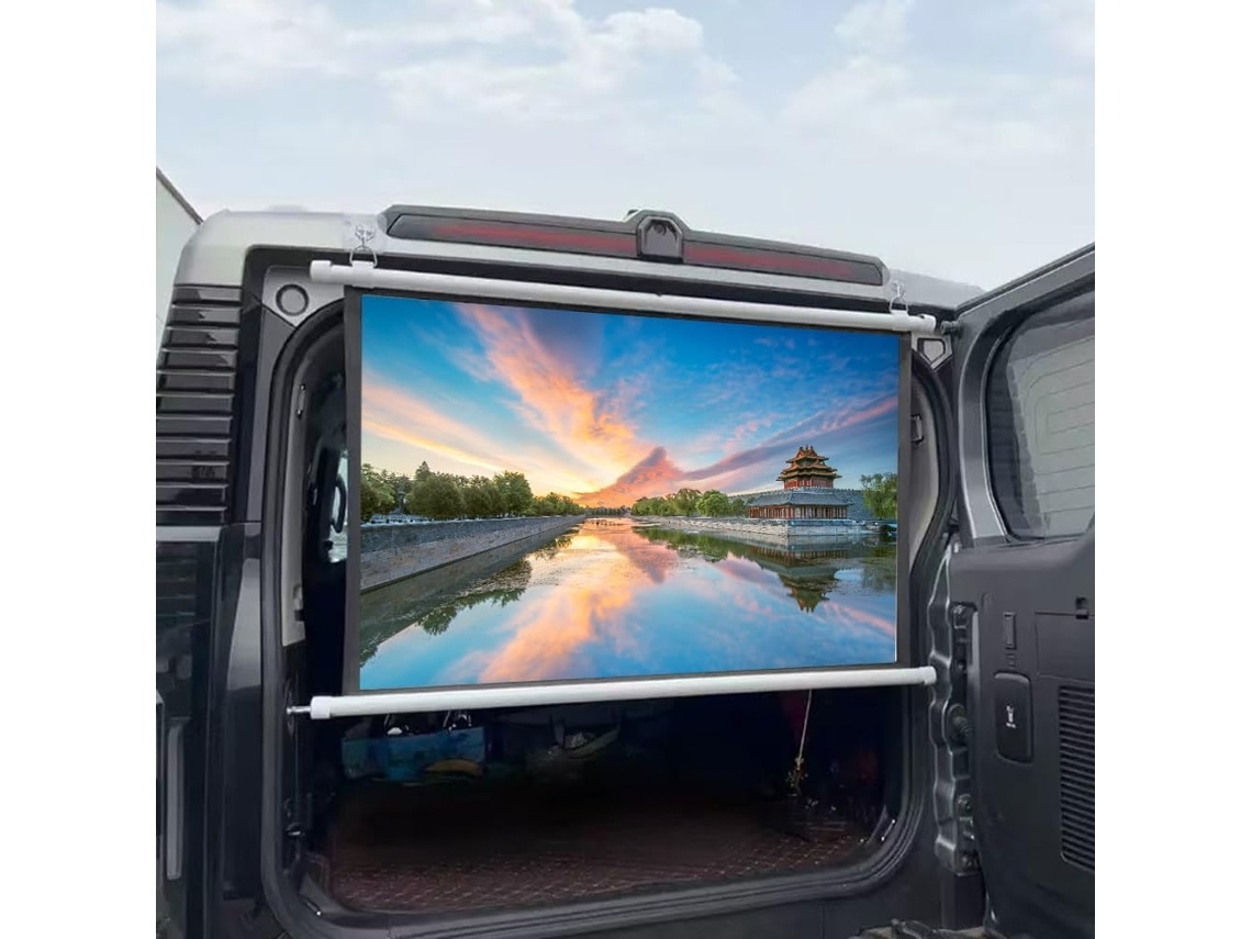 Tela de Projeção 40" 16:9 Hd, para Uso Doméstico e Externo