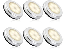 Lurelia, Luz Noturna Led, Sensor Pir, Pilhas Aaa, Autoadesiva, Auto, Armário, Guarda-roupa
