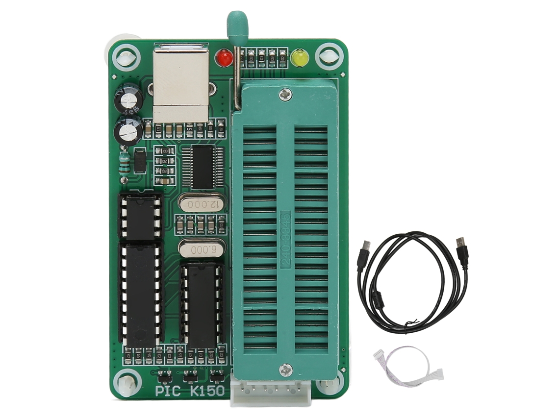 Aetheria programador Usb de Microcontrolador Pic K150 com Soquete Dip 40 Pinos para Chips Dip de 8 a 40 Pinos