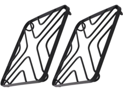 Suportes De Ferro Preto Uonlytech Para Panelas E Bules, Conjunto De 2 Peças