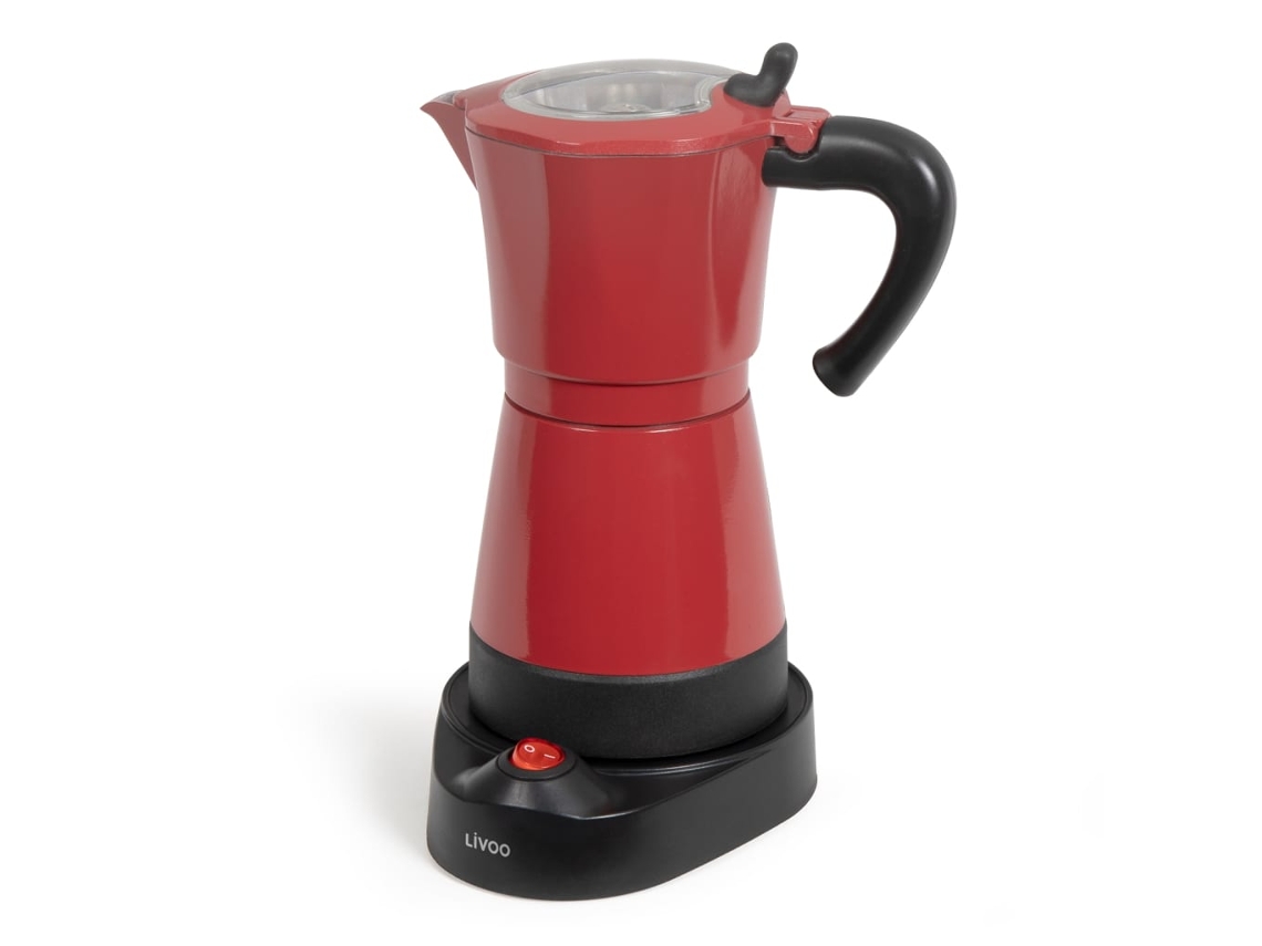 Cafeteira Elétrica Mokka LIVOO 0,3 L 480 W Vermelho