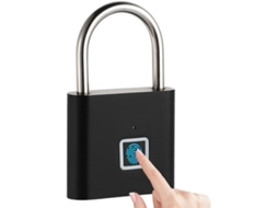 Cadeado Biométrico Com Código, Sem Chave, Preto, Para Ginásio, Exterior, Portas E Portões