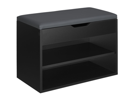 Banco TECTAKE Sapateira TECTAKE Acolchado Jasmina 60x30x43,5cm