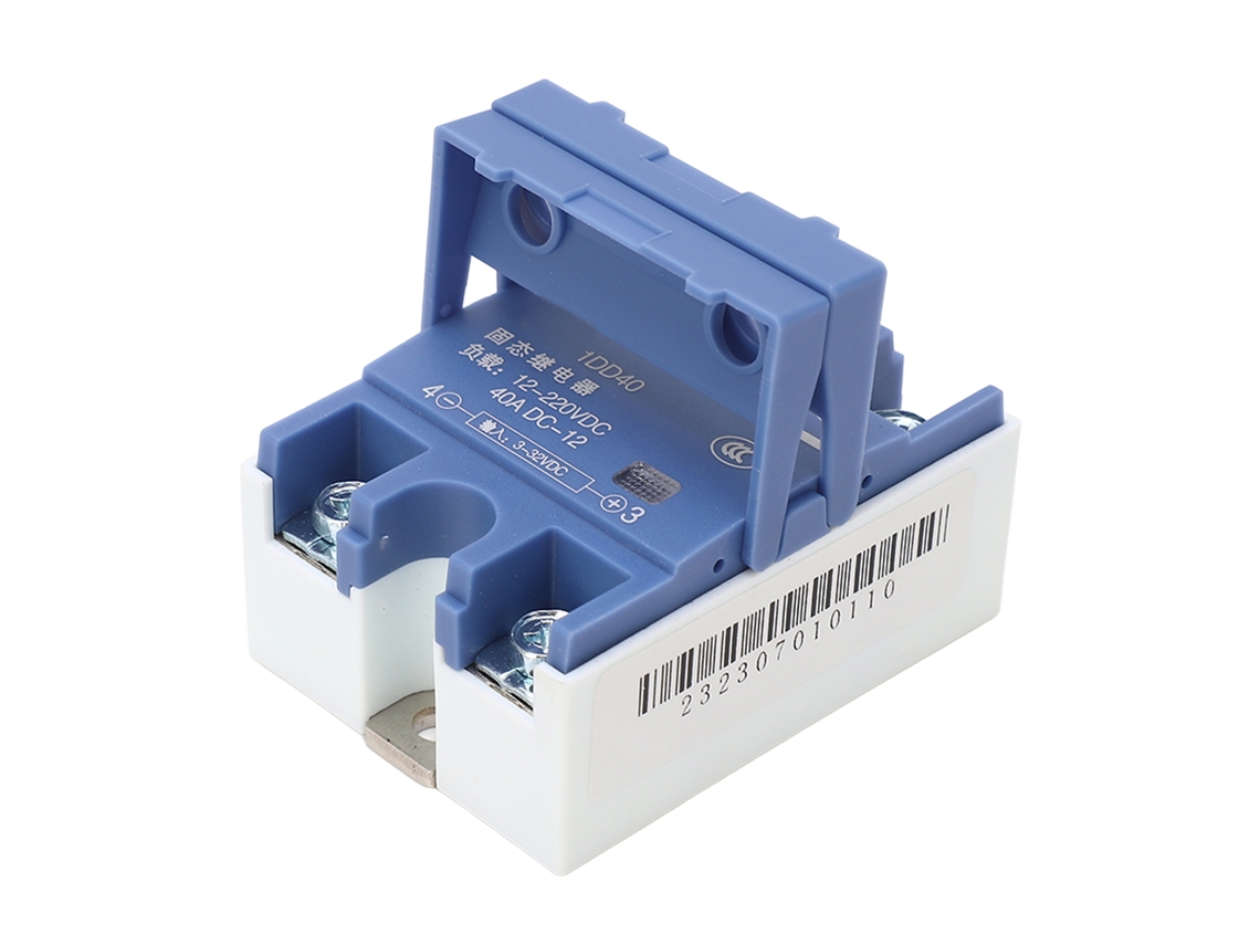 Relé De Estado Sólido Monofásico Dc3‑32v Entrada Dc12‑220v Saída Módulo 40a