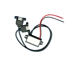 Módulo conversor DC para regulador de tensão DC Buck de 12V para 5V com saída USB dupla e aba