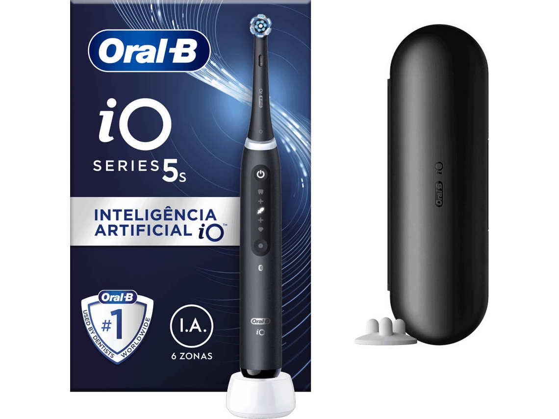 Escova Dentes Elétrica ORAL-B iO 5S Preta (1 Unidade)