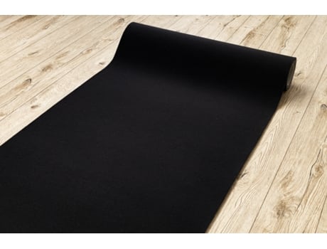 Corredor Antiderrapante Rumba Cor Única Preto 100 cm