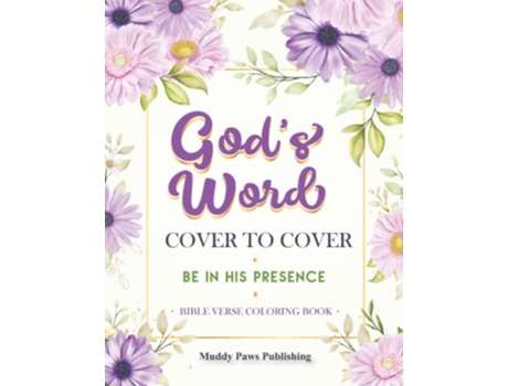 Livro Gods Word Cover to Cover Bible Verse Coloring Book de Muddy Paws Publishing (Inglês)