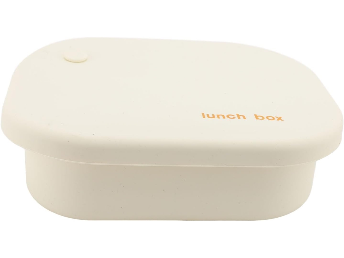 Lancheira De Silicone Reutilizável Com 4 Compartimentos Para Alimentos